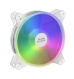 Ventoinha 120mm Mars Gaming 1100RPM MFD RGB 4 Pinos Transparente c/ Controlador