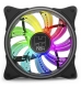 Ventoinha 120mm Nox Hummer A-Fan ARGB 1100RPM Preta 3 Pinos