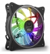 Ventoinha 120mm Nox Hummer A-Fan ARGB 1100RPM Preta 3 Pinos