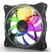 Ventoinha 120mm Nox Hummer A-Fan ARGB 1100RPM Preta 3 Pinos