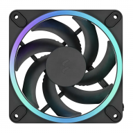 Ventoinha 120mm Fractal Design Momentum 12 2200RPM RGB 8 Pinos Preta (Pack 3)