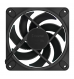 Ventoinha 120mm Fractal Design Momentum 12 2200RPM RGB 8 Pinos Preta (Pack 3)