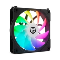 Ventoinha 120mm Nox Hummer Easy Link Fan Kit ARGB 4 Pinos PWM Preta (Pack 3)