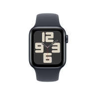 Apple Watch SE (2024) GPS 40mm Alumínio Meia-noite c/ Bracelete Desportiva Meia-noite - Small/Medium