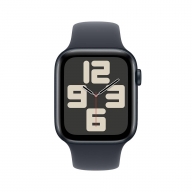 Apple Watch SE (2024) GPS + Cellular 44mm Alumínio Meia-noite c/ Bracelete Desportiva Meia-noite - Medium/Large