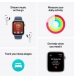Apple Watch SE (2024) GPS + Cellular 40mm Alumínio Prateado c/ Bracelete Desportiva Azul Denim - Small/Medium