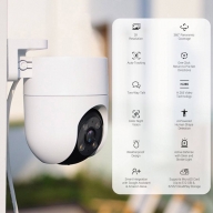 C&acirc;mara de Seguran&ccedil;a EZVIZ H8C 4mm IR Exterior WiFi Pan/Tilt Full HD 1080p