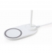 Candeeiro de Mesa Gembird com Carregador Wireless Branco