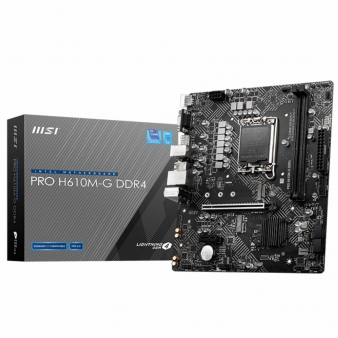 Motherboard Micro-ATX MSI Pro H610M-G Skt1700 Motherboard Micro-ATX MSI Pro H610M-G Skt1700