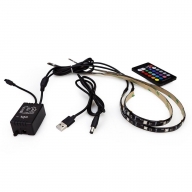 Fita LED Gembird LED-2SU-RGB50-01 USB RGB 2x50cm