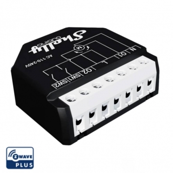 M&oacute;dulo Automa&ccedil;&atilde;o Shelly Qubino Wave Shutter - Controlo de Estores El&eacute;tricos com a Tecnologia Z-Wave