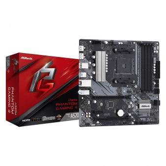 Motherboard Micro-ATX AsRock A520M Phantom Gaming 4 SktAM4