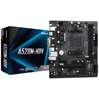 Motherboard Micro-ATX ASRock A520M-HDV SktAM4