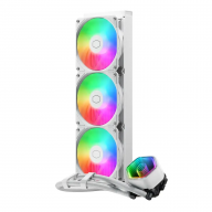 Water Cooler CPU Cooler Master MasterLiquid 360 Core II 360mm ARGB Branco