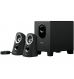 Colunas Logitech Z313 2.1 50W Peak / 25W RMS Pretas
