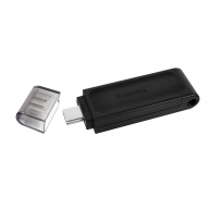 Pen Drive Kingston DataTraveler 70 64GB USB 3.2 Gen1 Preta
