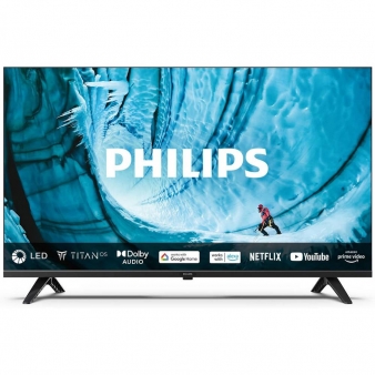 Televis&atilde;o Smart TV Philips 6009 Series (2024) 32"/80cm LED HD Ready Dolby Audio Titan OS
