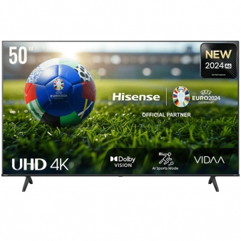 Televis&atilde;o Smart TV Hisense 50A6N (2024) 50"127cm LED 4K UHD VIDAA
