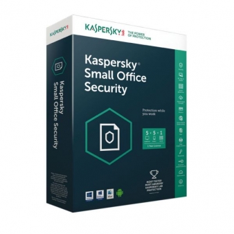 Software Antivírus Kaspersky Small Office Security 5 dispositivos + 1 servidor de ficheiros 1 ano BOX